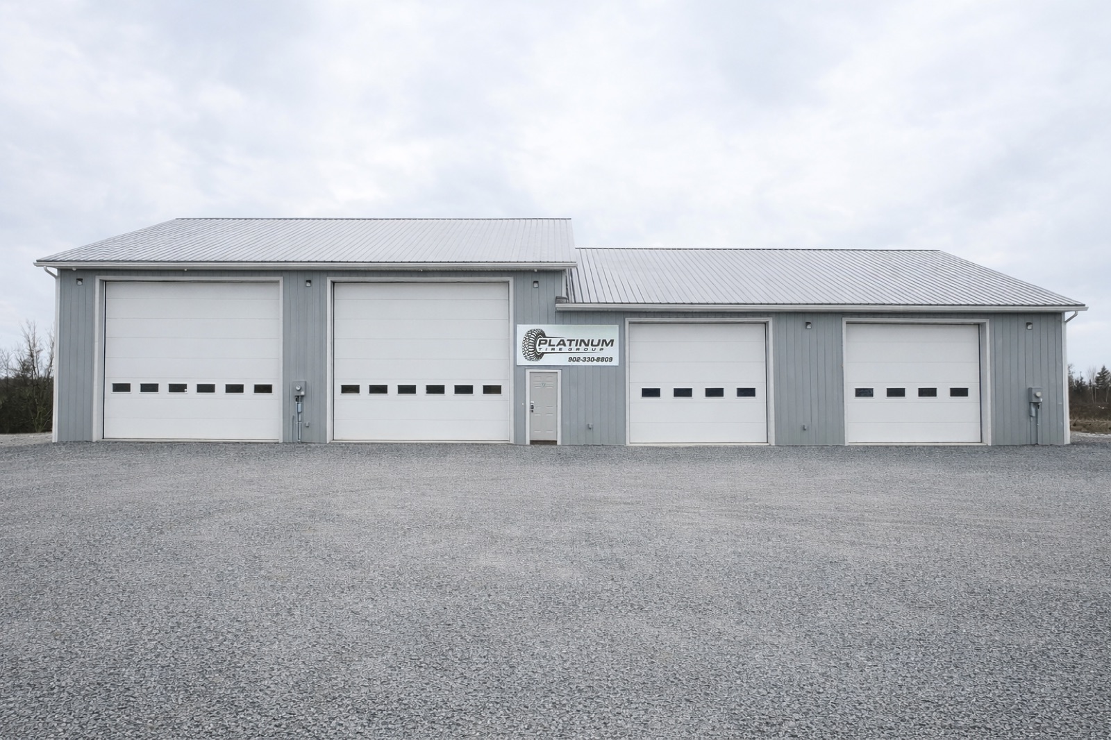 Platinum Tire Group storefront and service bays in Atlantic Canada